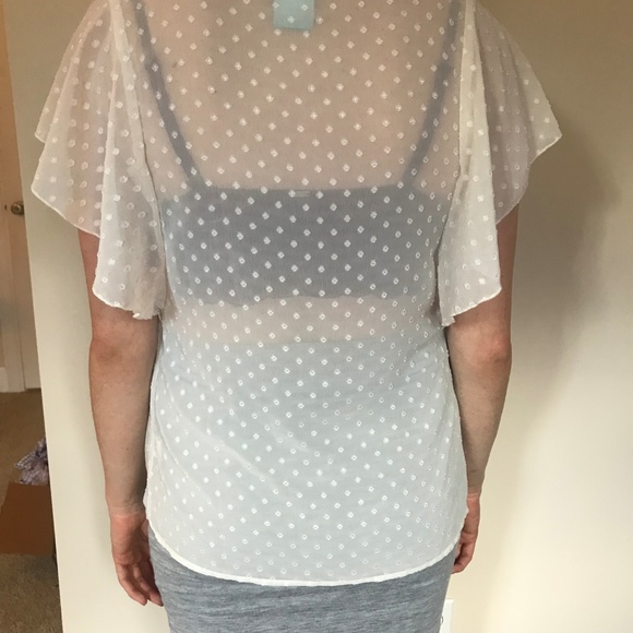 Nordstrom Rack H.I.P. White Blouse - Picture 3 of 4